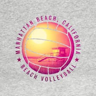 Beach Volleyball - Manhattan Beach T-Shirt